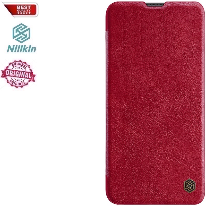 Odinis dėklas Nillkin qin serijos - raudonas (Honor 20/Nova 5T) Odinis dėklas Nillkin qin serijos - raudonas (Honor 20/Nova 5T)